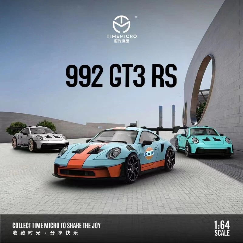 PreSale SW 1:64 911 992 GT3 RS Diecast Diorama Car Model Collection  Miniature Carros Toys Street Weapon