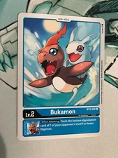 Bukamon BT4-002 U Digimon CCG | Great Legend Near Mint