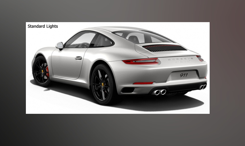 ORIGINAL 2016-2019 PORSCHE 911 STANDART LED REAR LAMP KIT PORSCHE 991.2 ...