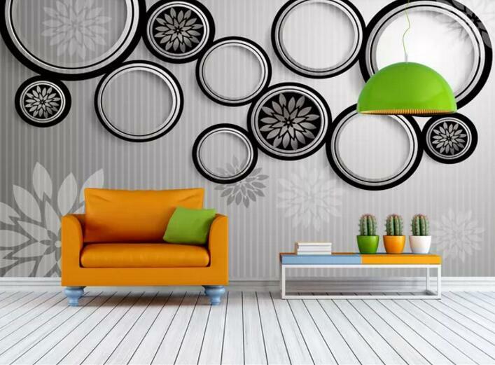 3D Circle Petals 11183NA Wallpaper Wall Mural Removable Self-adhesive Fay
