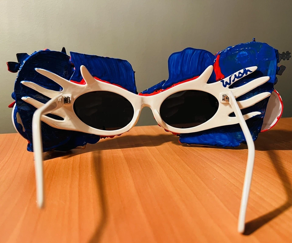 Gafas Minnesota Twins diseñadas por artista raras únicas - Johan Santana Foto 4 de 4