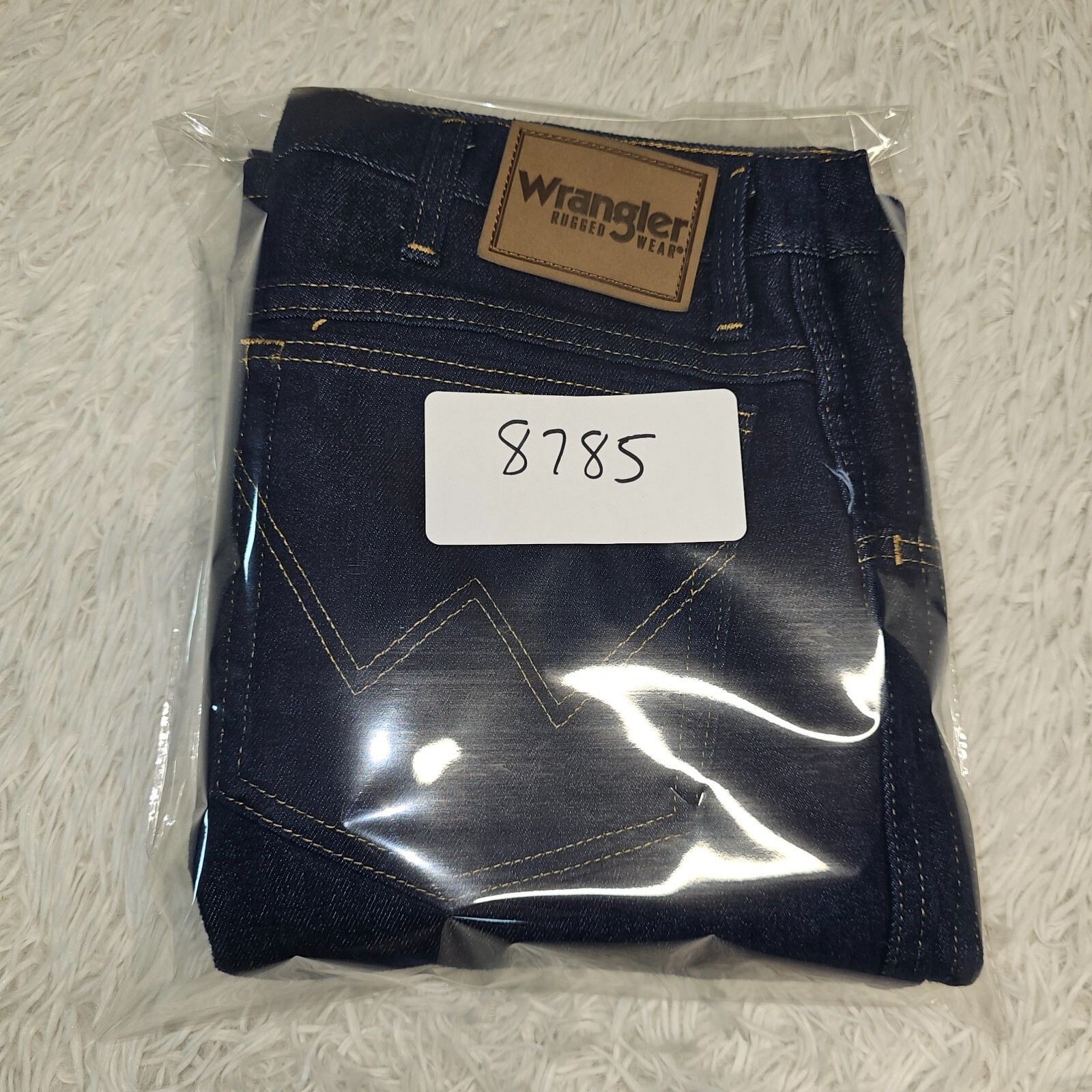 Mens Wrangler Rugged Wear 39055PS Stretch Denim Blue Jeans Size 34x34