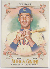 2021 Topps Allen & Ginter #224 Billy Williams Chicago Cubs HOF