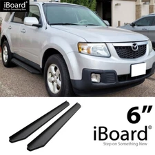APS Running Board Black 6" Fit Ford Escape (Mazda Tribute) 08-12