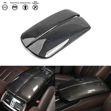 For BMW X5 X6 F15 F16 Carbon Fiber Color Car Interior Center Armrest Box Cover