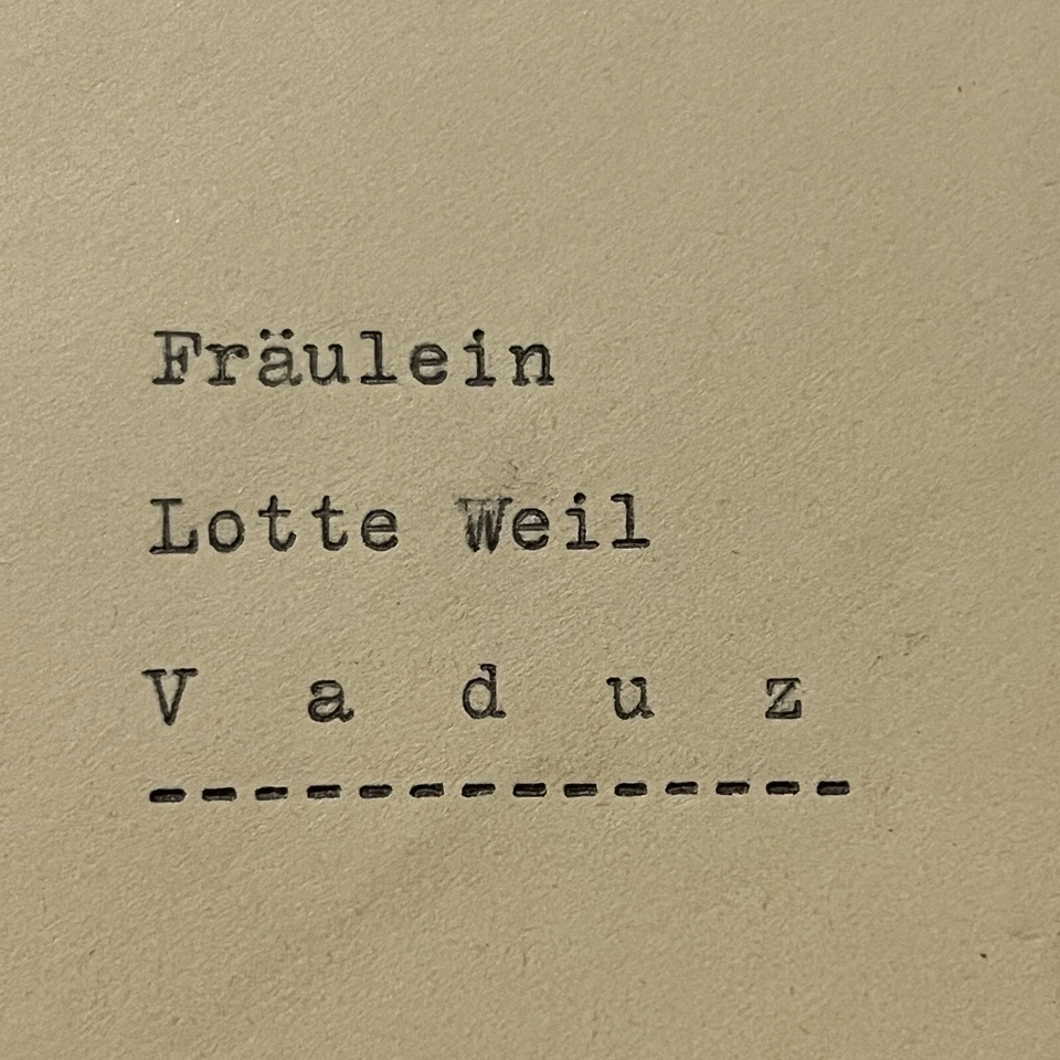 1945 VADUZ LIECHTENSTEIN REGISTERED FIRST DAY OF ISSUE COVER - Image 3 of 4