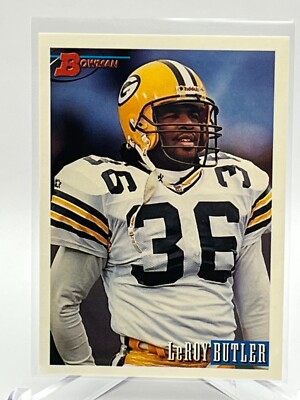 1993 Bowman NFL Football Card 233 LeRoy Butler S #36 Green Bay Packers ...