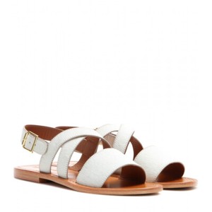 pony hair sandals