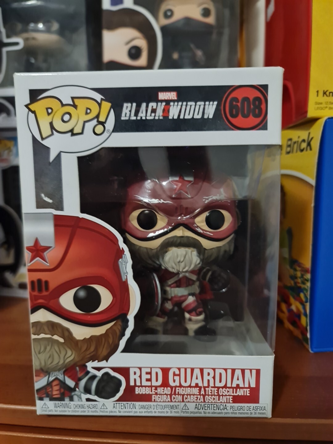 FUNKO POP MARVEL BLACK WIDOW MOVIE - RED GUARDIAN FIGURE NEW!