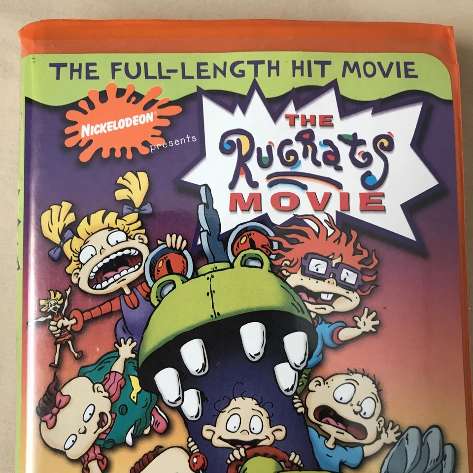 The Rugrats Movie 1998 VHS Nickelodeon Clamshell Chucky Phil Bonus - Image 3 of 4