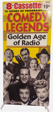 Vintage Golden Age of Radio Comedy Legends 8 Cassettes 12 Hours BRAND NEW