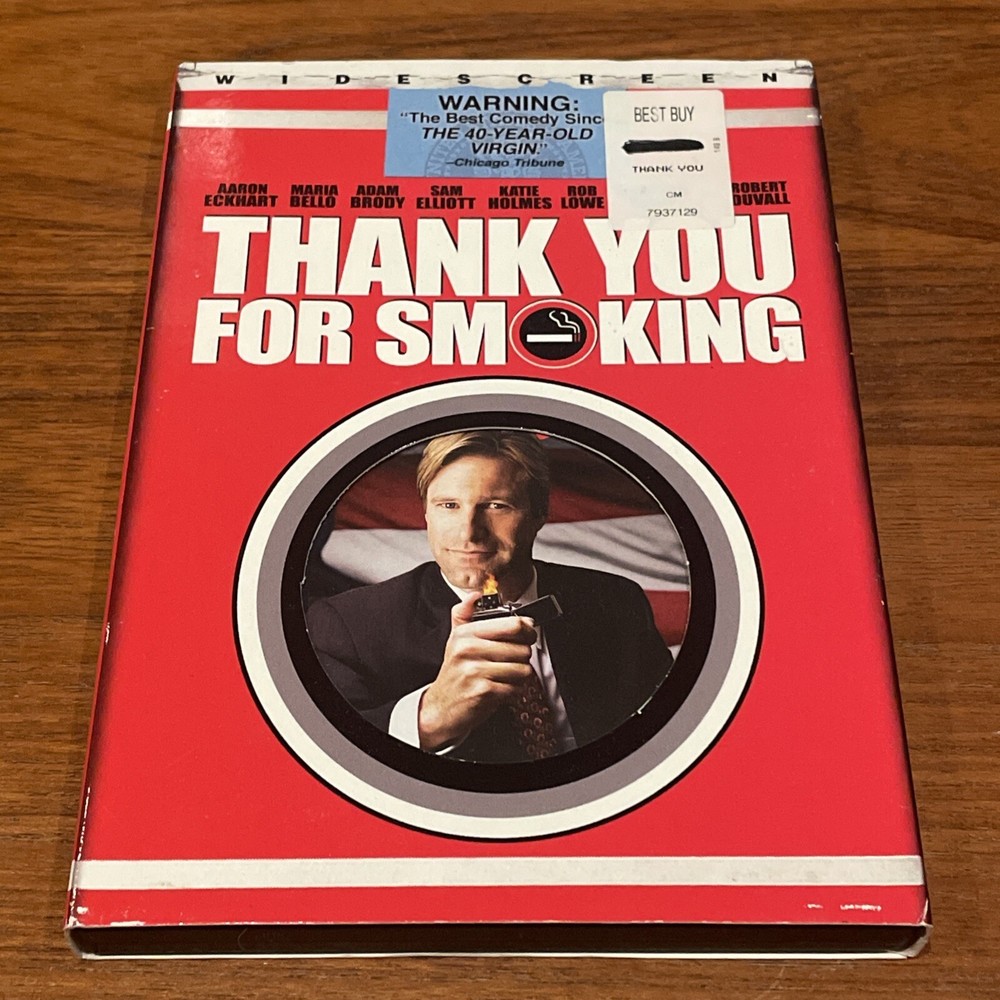 Thank You for Smoking (DVD, 2006) - Good - Buy 1, Get 2 50% Off!!