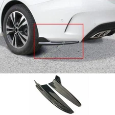 For Benz C-Class 15-2021 Rear Bumper Lip Chin Spoiler Splitter Carbon Fiber Real