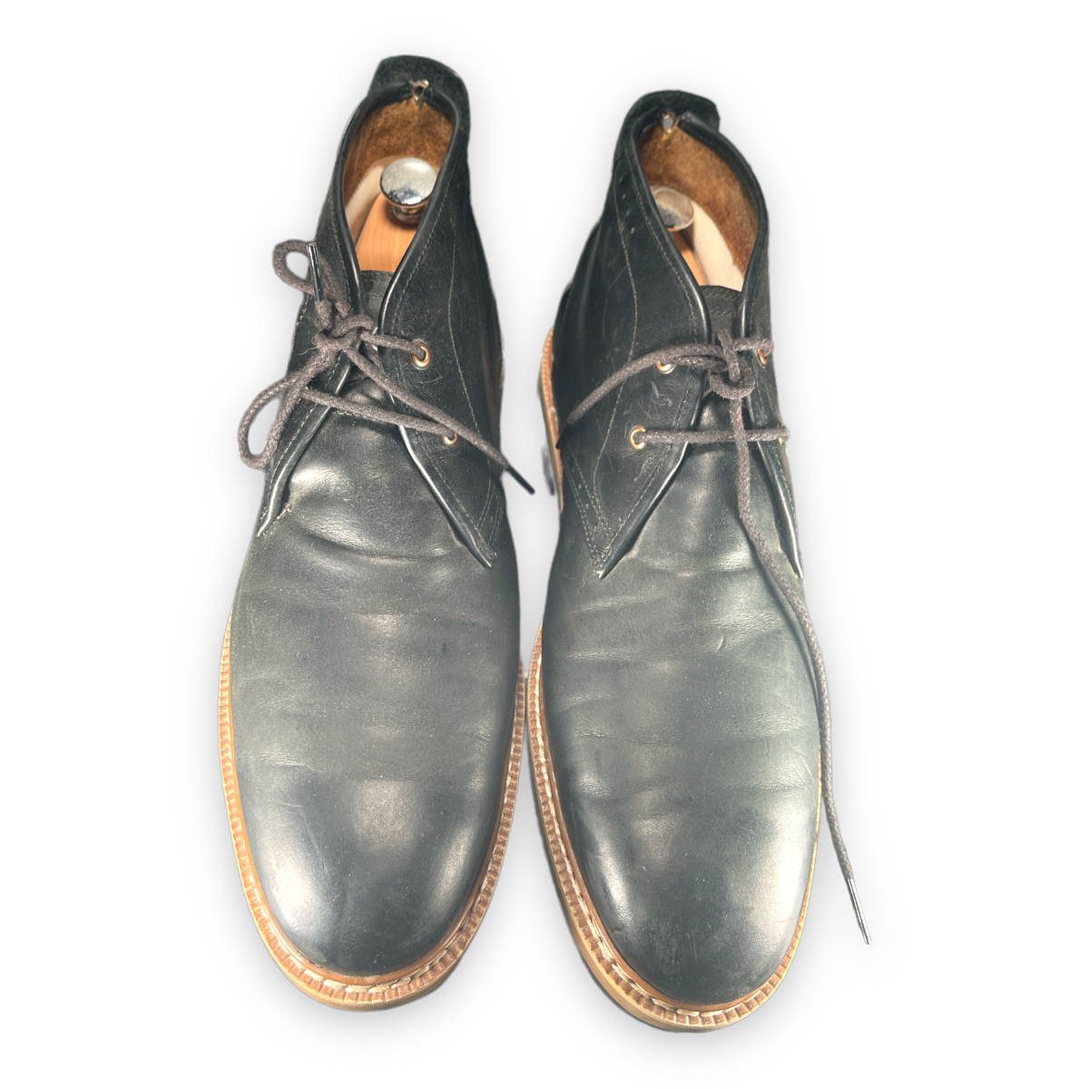 Timberland MirrorFit Richdale Chukka Boots Sz 13 Black Leather 4 Eye Dress Shoes Men main image 4