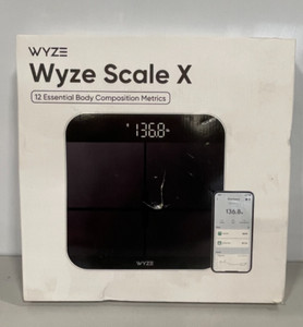 WYZE Scale X Bluetooth Smart Body Composition Monitor 12 Metrics new weight loss