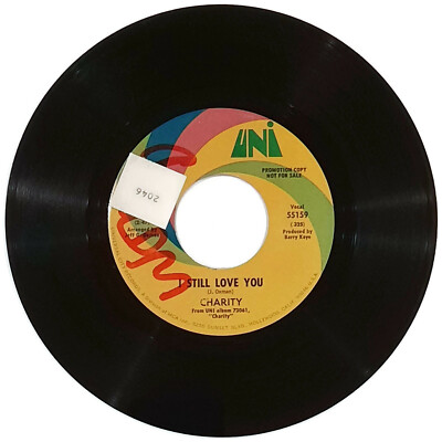 PSYCH MOD DANCER Charity Never Change Your Mind/I Still Love You 45 EX UNI HEAR