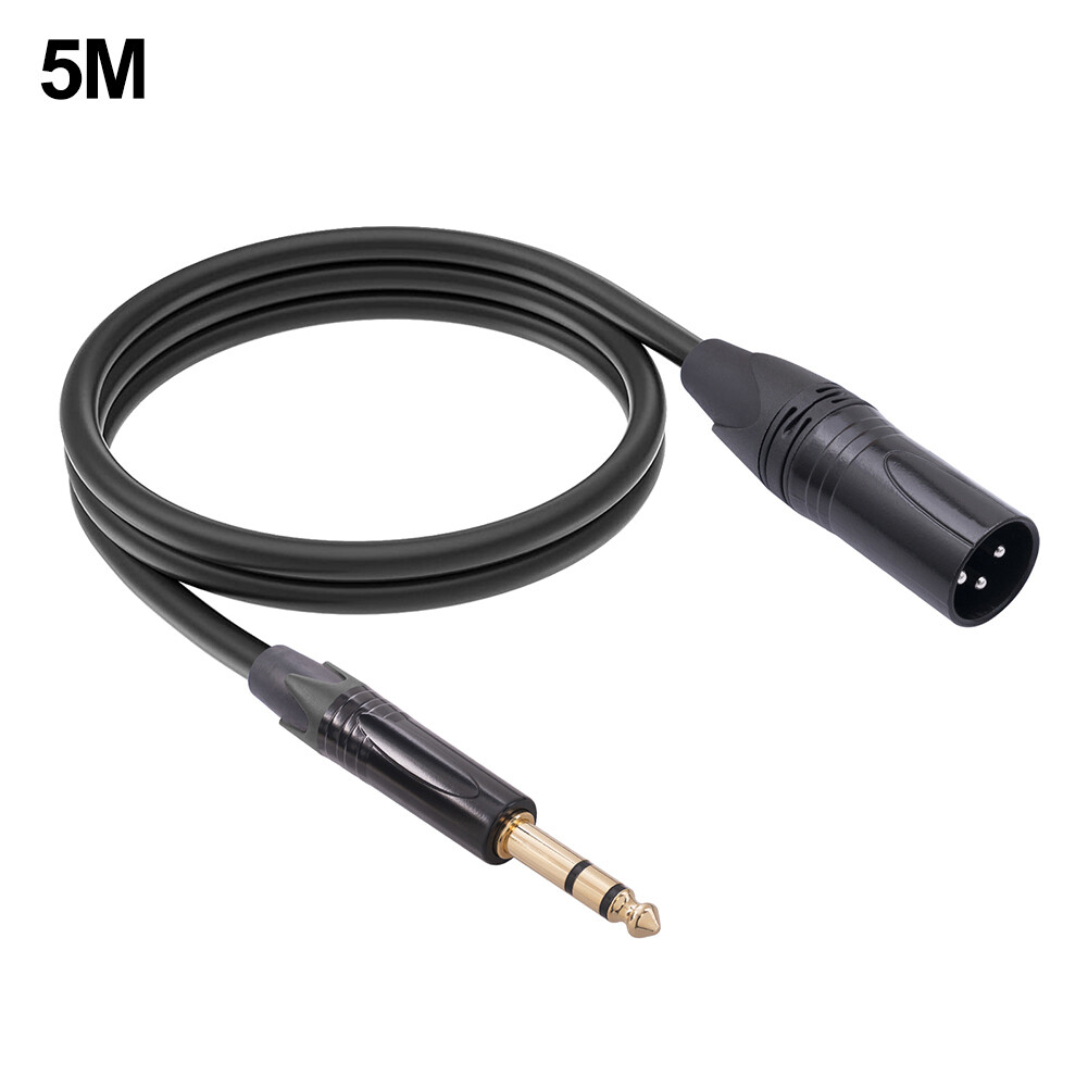 6.35mm TRS To XLR Jack Audio Cable TRS To 3 PIN XLR Balanced Interface