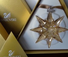 SWAROVSKI  1026761 SCS Stern Jahresausgabe Gold 2009  Christmas Ornament OVP NEU