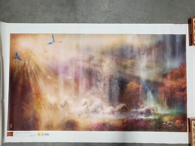 International Galleries Tom DuBois God's Breath 27.7''x50'' Unstretched Canvas