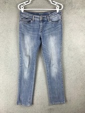 Levis Demi Curve Womens Modern Rise Straight Stretch Blue Jeans Size 29 29x30