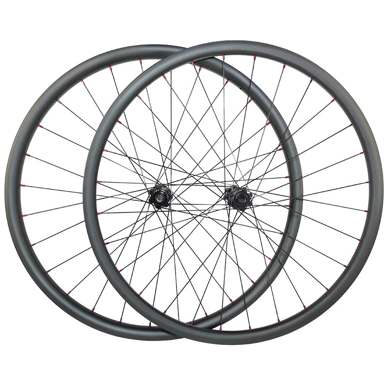 29er MTB Carbon Wheels BOOST 30mm Width Tubeless 24mm Depth 28H Ratchet 36T Hubs