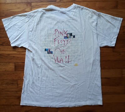 Vintage Pink Floyd 1982 The Wall T-Shirt Gerald Scarfe Sz L