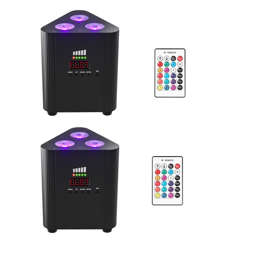 4IN1 RGBW LED Rechargeable Wireless DMX512 Par Light Party DJ KTV Disco 1-4PCS - Picture 11 of 14
