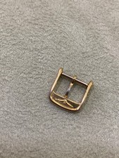 FIBBIA PER CINTURINO OROLOGIO "LONGINES" LAMINATA ORO ANSA 10 MM -USATO-
