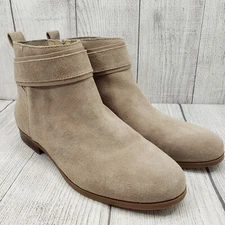 Sole Society Women's Tan Leather Ankle Boots " SO-BEICE" Size 9M Perfect!