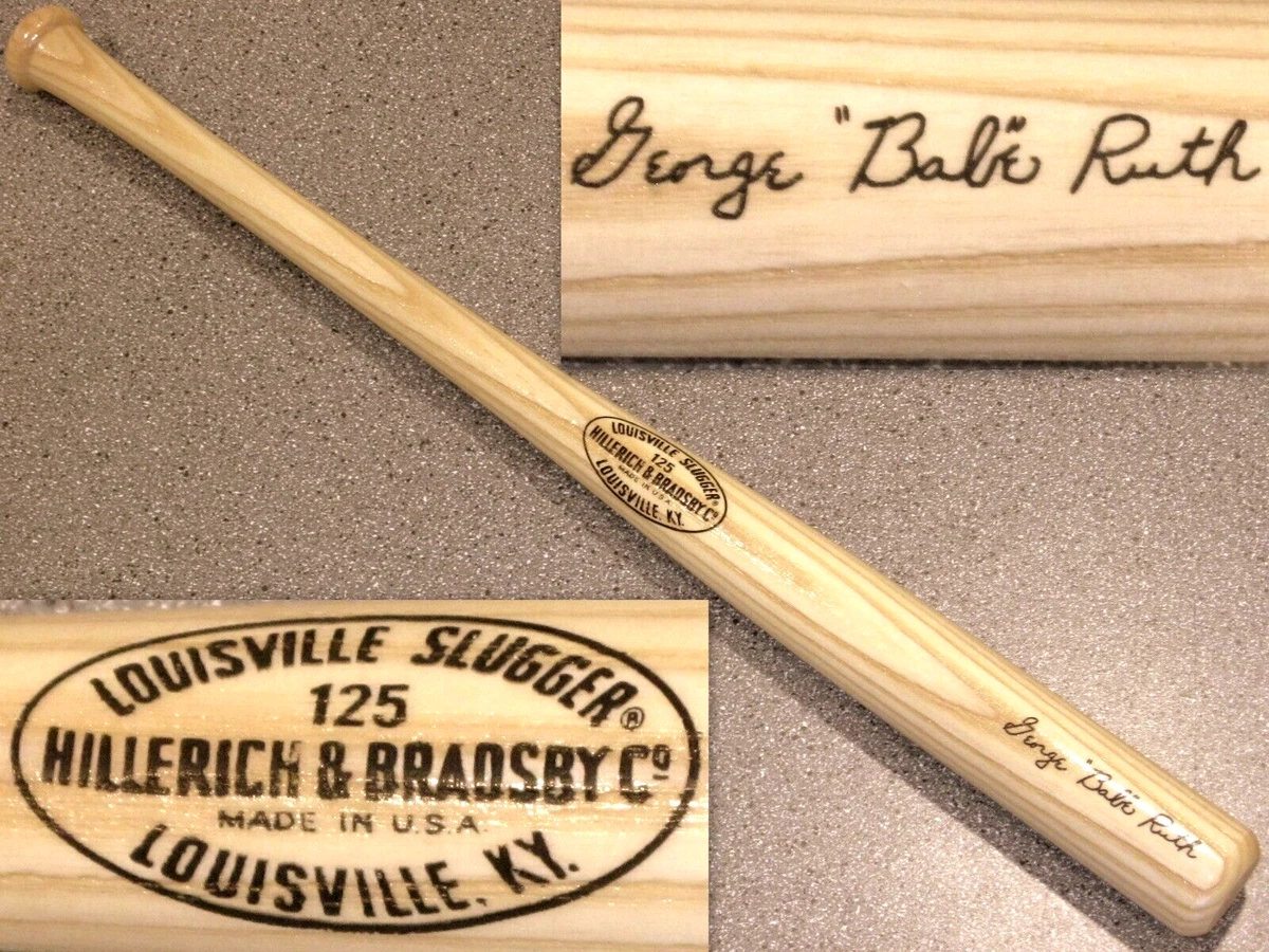 Lot De 4 Mini Battes Louisville Slugger Joueur Kirby Puckett - Vintage - Très Bon état