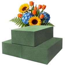 RIDEHILL 3 Pack Floral Foam Blocks 5.5 x 3.1 x 1.7 Flower Foam for Flower