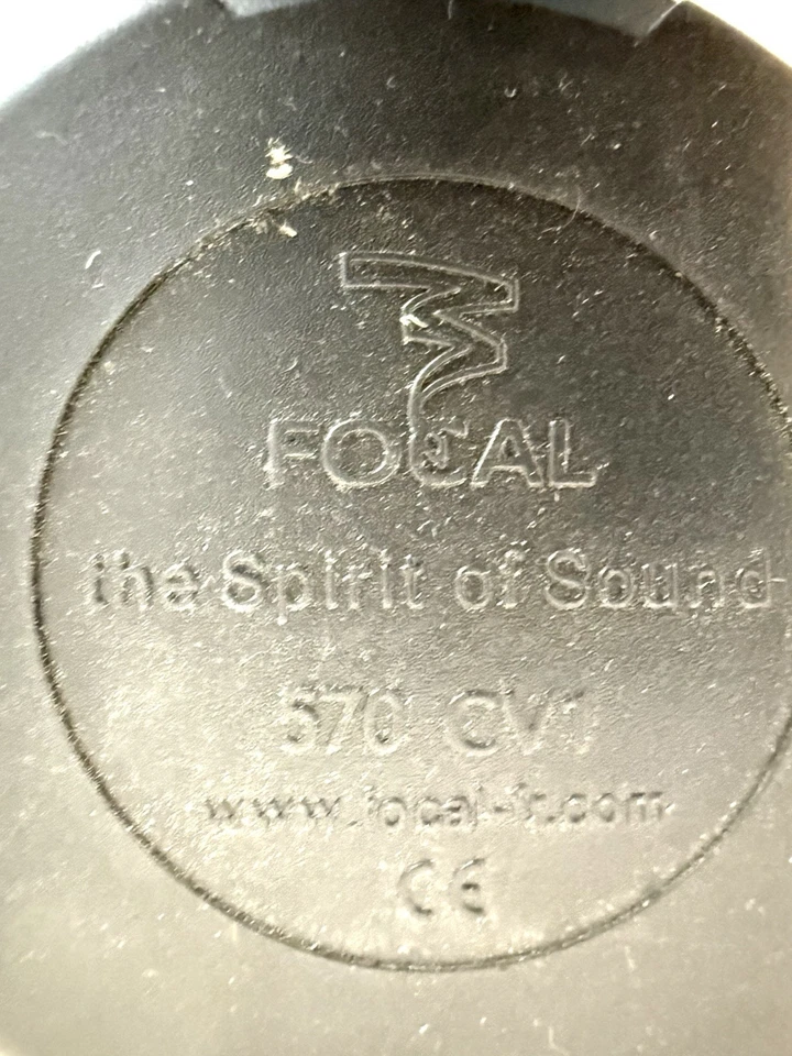 Single Focal "The Spirit of Sound"  Polyglass 570 CV1 Car Speakers 5"x7" 2-way - Image 3 of 4