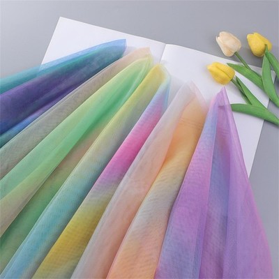 Regenbogen Netzstoff starke flexible Struktur leichtes Material leicht zu schnei