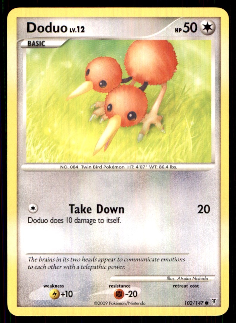 2009 Platinum - Supreme Victors Doduo Basic/Common #102