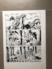 Rossano Rossi  Tavola  Originale del Maxi TEX  , "Il Boss di Chicago"