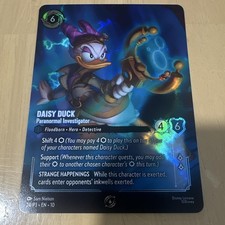 Disney Lorcana TCG Foil Daisy Duck Paranormal Investigator 24/P3 Promo EN