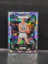 LARRY BIRD Prizm Silver Cracked Ice #189 2023-24 Boston Celtics