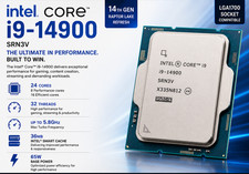 NEW Intel Core i9-14900 24-Core 5.8GHz LGA1700 i9 14900 CPU Processor SRN3V