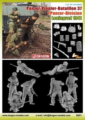 Dragon 6651 - 1/35 Pz-Pionier-Bata.37 1.Pz-Div.Leni'41 - Neu