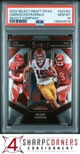 2022 SELECT DRAFT PICKS SELECT COMPANY #SCUSC DRAKE LONDON RC POP 3 PSA 10