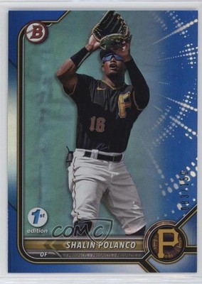 2022 Bowman Draft 1st Edition Blue Foil 83/150 Shalin Polanco #BD-162 0g27