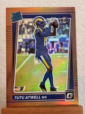 2021 Donruss Optic Tutu Atwell Bronze Prizm Rated Rookie RC #220 Rams