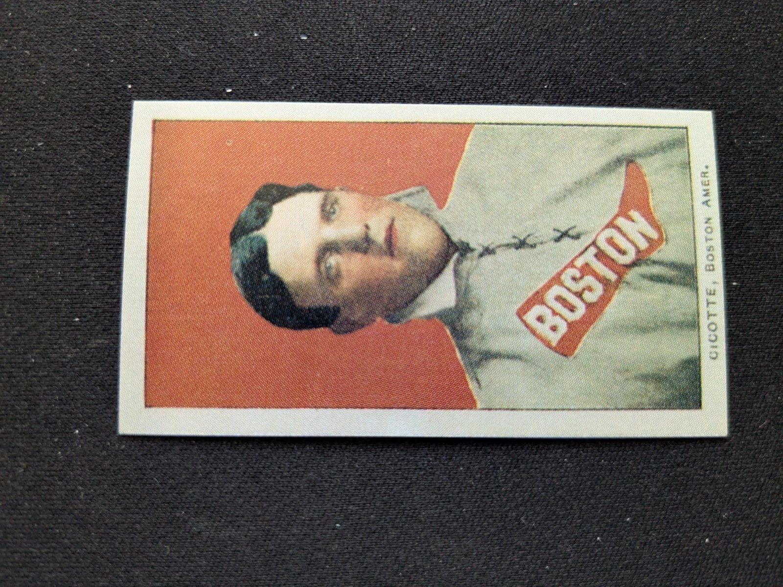 1909 Philadelphia Carmel Baseball Card # 17 Eddie Cicotte Boston Red Sox (NM)