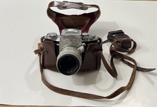 Exakta Jhagee Dresden VX II a Camera Leather Case Sekoni Auto Lumi Untested
