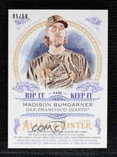 2016 Allen & Ginter Double Rip Cards 5/50 Madison Bumgarner Buster Posey 0b0