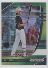 2020 Panini Prizm Draft Picks Green & Yellow Hyper Prizm Zac Veen #PDP9 uk2