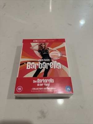 Barbarella Collectors Edition (4K/Blu-ray, 2025) Jane Fonda stickers posters NEW