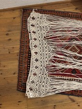 Makramee Vorhang Tür Wandbehang 100% Baumwolle 140x240cm Boho Home Decor Neu