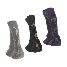 2Pcs Figure Skating Leg Warmers Fashion Leg Sleeves for Ballet Yoga Training