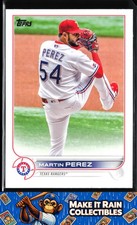Martin Perez 2022 Topps Update #US131 Texas Rangers Baseball